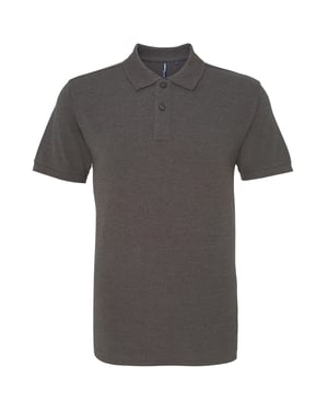 Asquith & Fox Klassiek poloshirt heren (Houtskool)