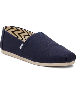 TOMS Alpargata Classic Katoenen Heren Marineblauwe Espadrilles
