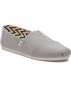 TOMS Alpargata Classic Katoenen Heren Drizzle Grijze Espadrilles