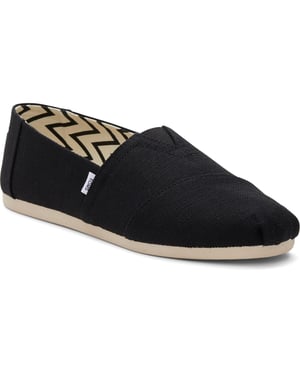 TOMS Alpargata Classic Katoenen Zwarte Espadrilles Voor Mannen