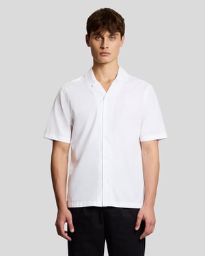 Revere Kraag Poplin Shirt
