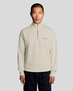 Zware Script 1/4 Zip Sweatshirt