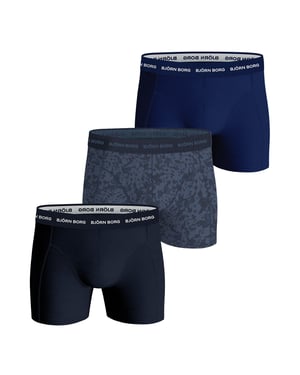 Bjorn Borg Cotton Stretch Boxer Trunks 3P Boxershorts
