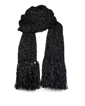 Saint Laurent, chunky gebreide oversized sjaal