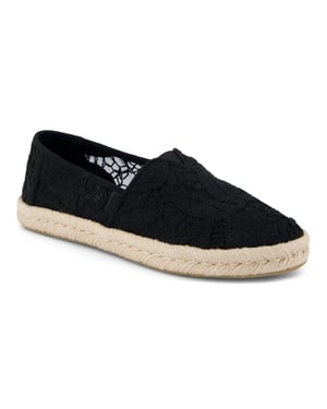 TOMS Alpargata Rope 2.0 Schoen Katoen Vrouwen Zwarte Espadrilles