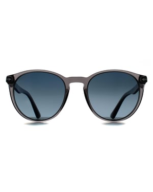 Persol PO3152S 1196S3 transparant grijs lichtblauw gradiënt donkerblauw gepolariseerde zonnebril