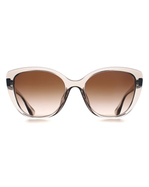 Armani Exchange AX4111SU 824013 bruin gradiënt transparante toendra zonnebril