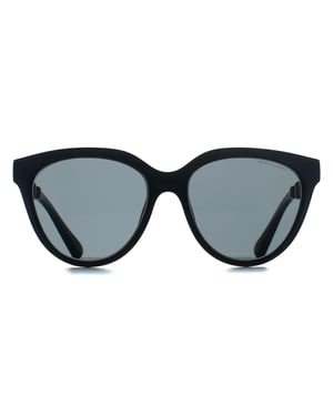 Armani Exchange AX4148SU 835687 glanzend transparant grijs donkergrijs zonnebril