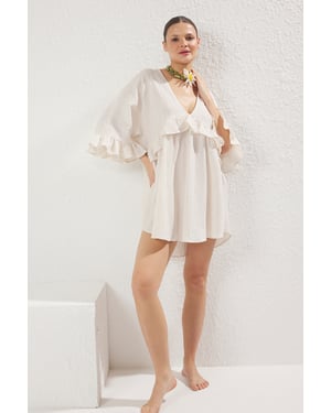 Damesjurk, recht model, mini, lang model, aansluitend model, strandjurk