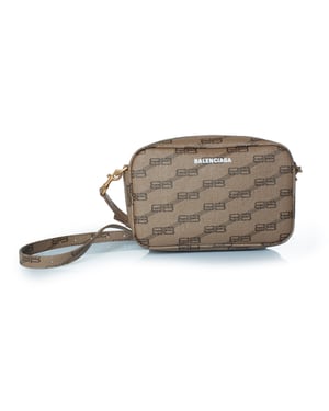 Balenciaga cameratas met BB-monogram in beige