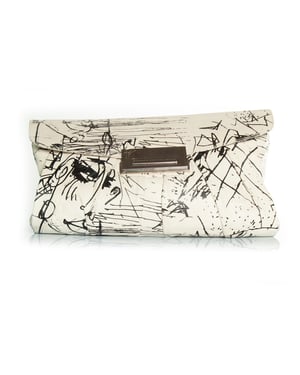 Giuseppe Zanotti, zwart-witte clutch