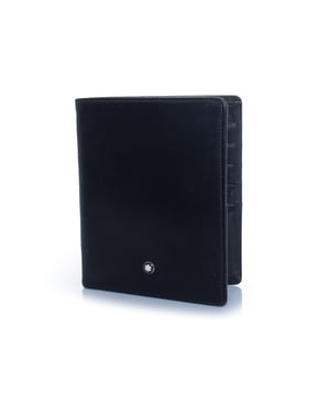 Montblanc, zwarte leren portemonnee