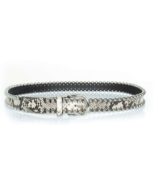 Isabel Marant, Zap-riem met studs en slangenprint