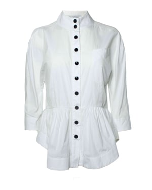 J.W. Anderson, Witte poplin blouse