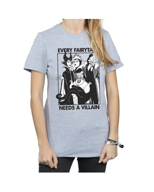 Disney Dames/Dames Elk sprookje heeft een schurk nodig vriendje T-shirt (Sportgrijs)