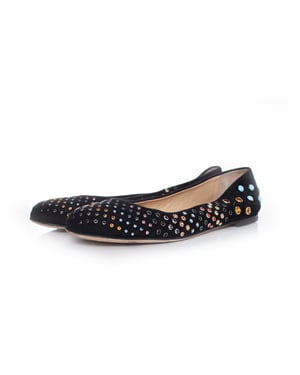 Giuseppe Zanotti, Suède ballerina met gekleurde studs