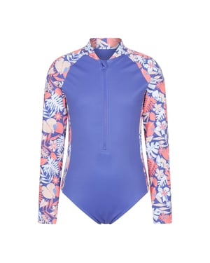 Mountain Warehouse Kinderen Mira Bloemen Rash Guard (Paars)