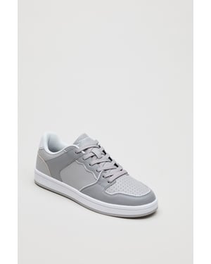 Ben Sherman Club Leren Herenschoenen Grijs