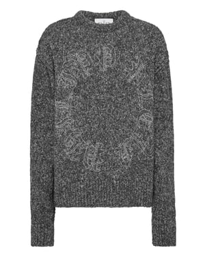Pullover Ronde Hals Gothic Plein