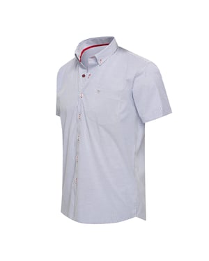 Cappuccino Italia Overhemden Bronte Stretch Blauw