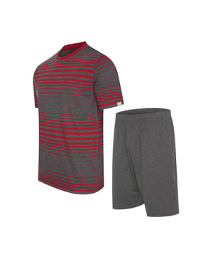 Cappuccino Italia Pyjama Venezia Pyjama Rood
