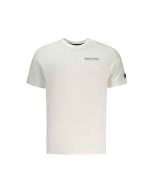 North Sails Witte Katoenen Heren T-Shirt