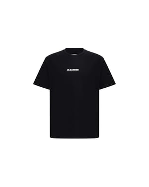 Jil Sander Zwarte Katoenen T-Shirt