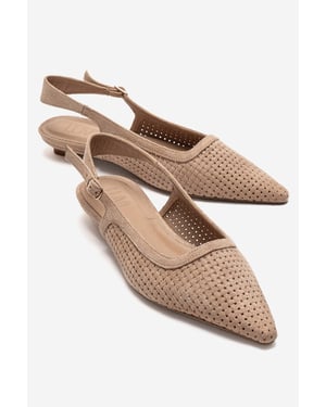 Aviva Slingback Spitse Neus Pump