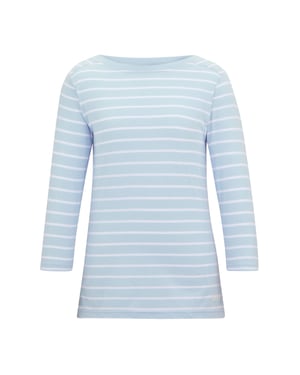 Regatta Dames/Dames Baylette II Gestreept T-shirt (Hemelsbreed/Wit)
