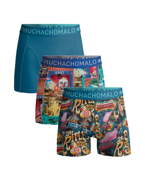 Muchachomalo Jongens Boxershorts - 3 Pack - Boys Onderbroeken