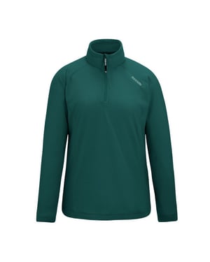 Regatta - Geweldige Outdoor Dames Montes Half Zip Fleece Top (Mediterraan groen)