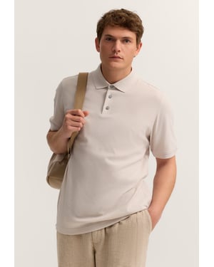 Bugatti Herren Poloshirt met katoenen structuur