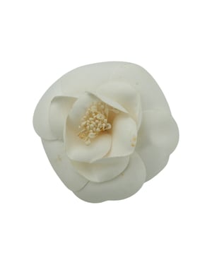 Chanel stoffen broche Camelia