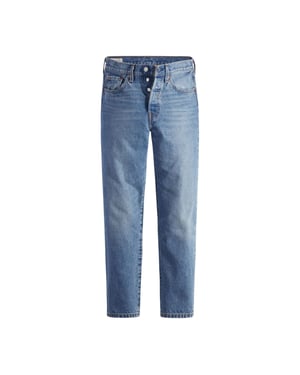 Levis Dames/Dames 501 Korte Jeans (Blauw)