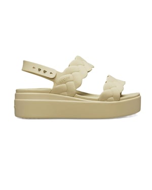 Dames Crocs Brklyn Wvn Upr in Chai