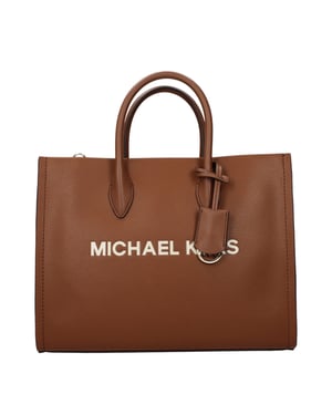 Michael Kors Bruine Leren Handtas