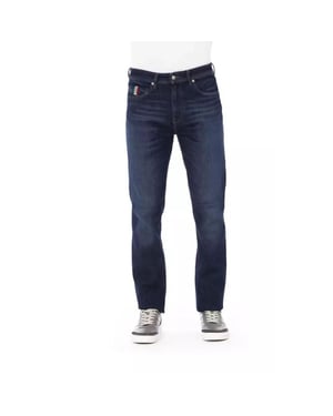 Baldinini Trend Blauwe Katoenen Jeans Denim