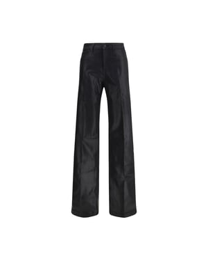 L'Agence Zwarte Katoenen Casual Broek