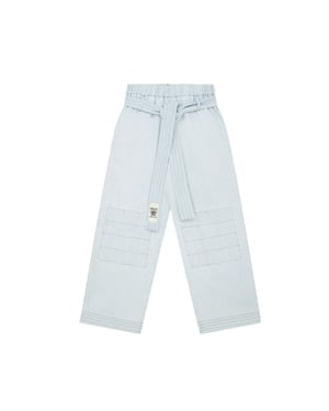 Stella McCartney Blauwe Katoenen Casual Broek