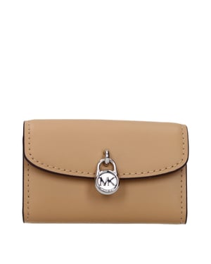 Michael Kors Bruine Leren Portemonnee