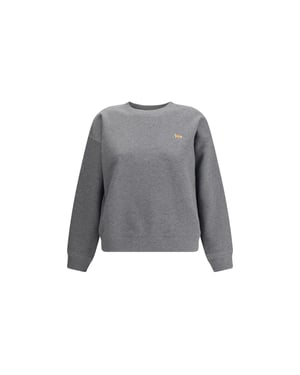 Maison Kitsuné Grijze Katoenen Sweatshirt