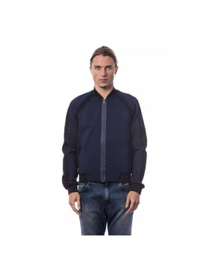 Verri Blauwe Viscose Bomber