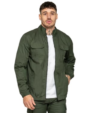 Enzo | Lichtgewicht Funnel Neck Jas voor Mannen