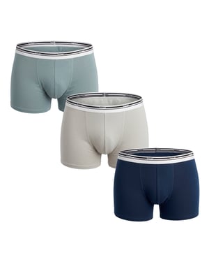 Pakket van 3 Heren Boxers Katoen Kleuren D306XP