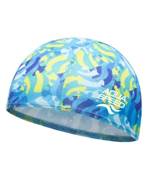 Baby Meisje & Jongen Patroon Stoffen Zwemcap | Flexibele Comfortabele Peuter Pasvorm
