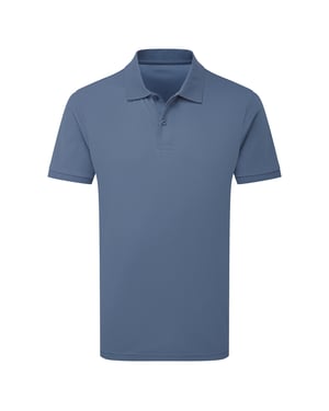 Asquith & Fox Heren Premium gemerceriseerd katoenen poloshirt (Blauw staal)