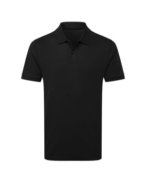 Asquith & Fox Heren Premium gemerceriseerd katoenen poloshirt (Zwart)