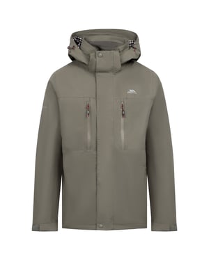 Trespass Mannen Griminish Waterdichte Jacket (Groen Rook)