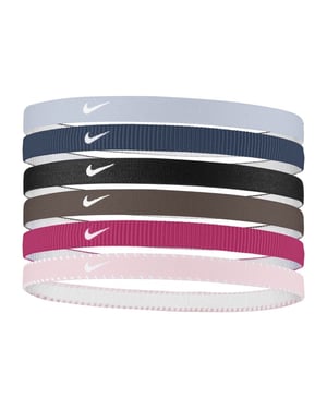 Nike Y Flex Classic Sporthoofdband (Verpakking van 6) (Multicolour)