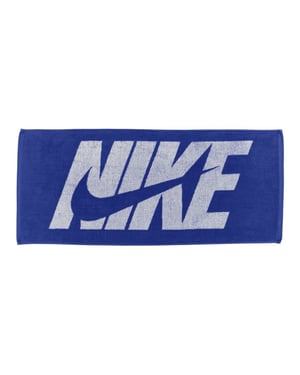 Nike Uniseks trainingshanddoek met grafische jacquard voor volwassenen (Blauwdruk)